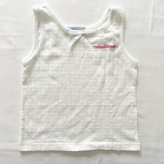 OshKosh Textured Basic Tank Top - Yellow Clover Vintage Kids Clothes