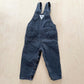 Vintage Baby B’gosh Dark Gray/Black Denim Overalls