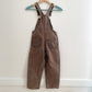 Vintage Brown Carhartt Overalls - Yellow Clover Vintage Kids Clothes