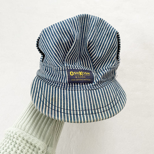 OshKosh Hickory Conductor Hat - Yellow Clover Vintage Kids Clothes