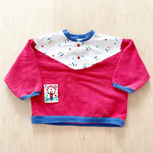 Vintage OshKosh Red Geo Print Sweatshirt