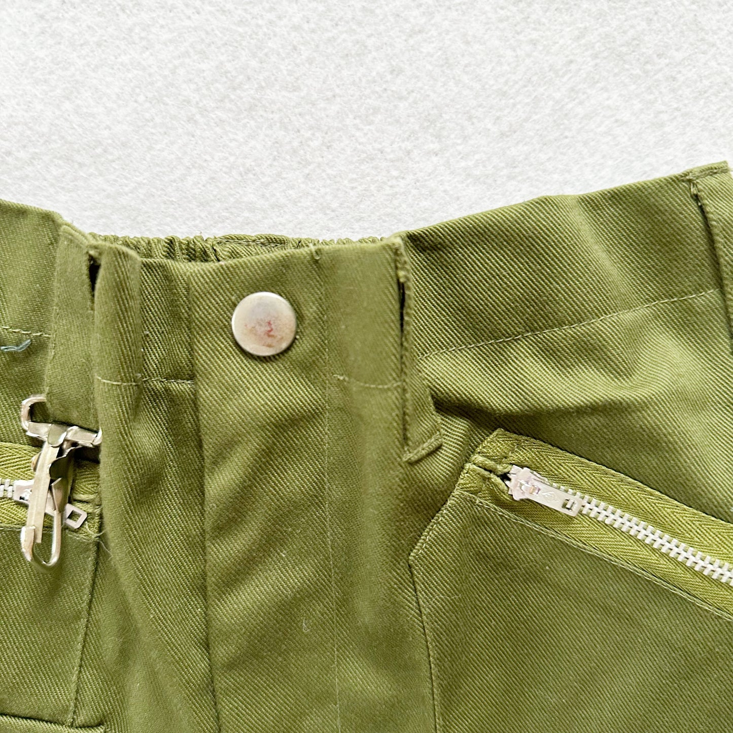 Silvano Military Style Shorts - Yellow Clover Vintage Kids Clothes