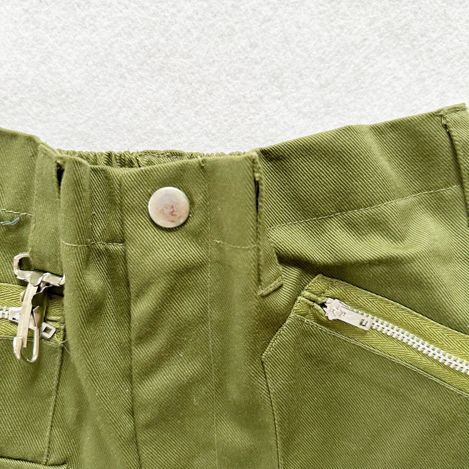 Silvano Military Style Shorts - Yellow Clover Vintage Kids Clothes