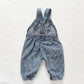 OshKosh Bandana Striped Overalls - Yellow Clover Vintage Kids Clothes