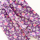 OshKosh Purple Pansy Overalls - Yellow Clover Vintage Kids Clothes