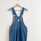 OshKosh Denim Skirtall - Yellow Clover Vintage Kids Clothes