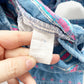 OshKosh Denim Flower Woven Skirtall - Yellow Clover Vintage Kids Clothes