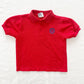 OshKosh Red Logo Embroidered Polo - Yellow Clover Vintage Kids Clothes