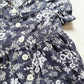 Baby Gap Navy Floral Romper - Yellow Clover Vintage Kids Clothes