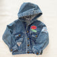 Vintage OshKosh Denim Patch Hooded Jacket