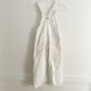 OshKosh Classic Cut White Overalls - Yellow Clover Vintage Kids Clothes