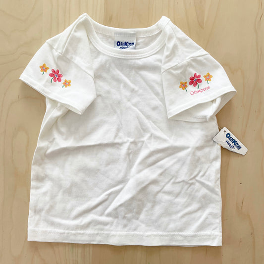 Deadstock OshKosh Daisy Flower Layer Top - Yellow Clover Vintage Kids Clothes