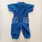 OshKosh Denim Bandana Patch Jumpsuit - Yellow Clover Vintage Kids Clothes