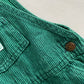 OshKosh Green + Navy Blue Striped Overalls - Yellow Clover Vintage Kids Clothes