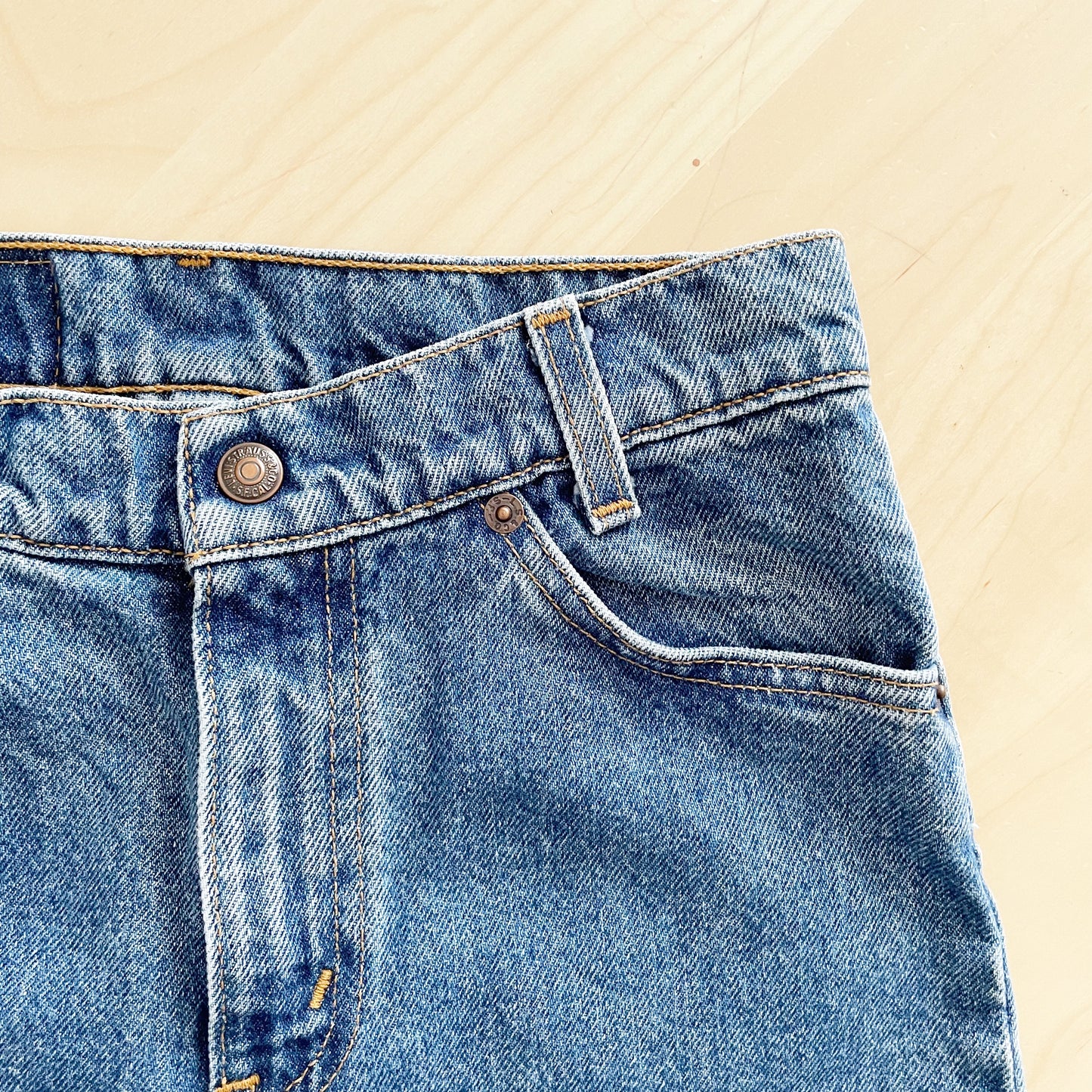 Levi’s Orange Tab 550 Jeans - Yellow Clover Vintage Kids Clothes