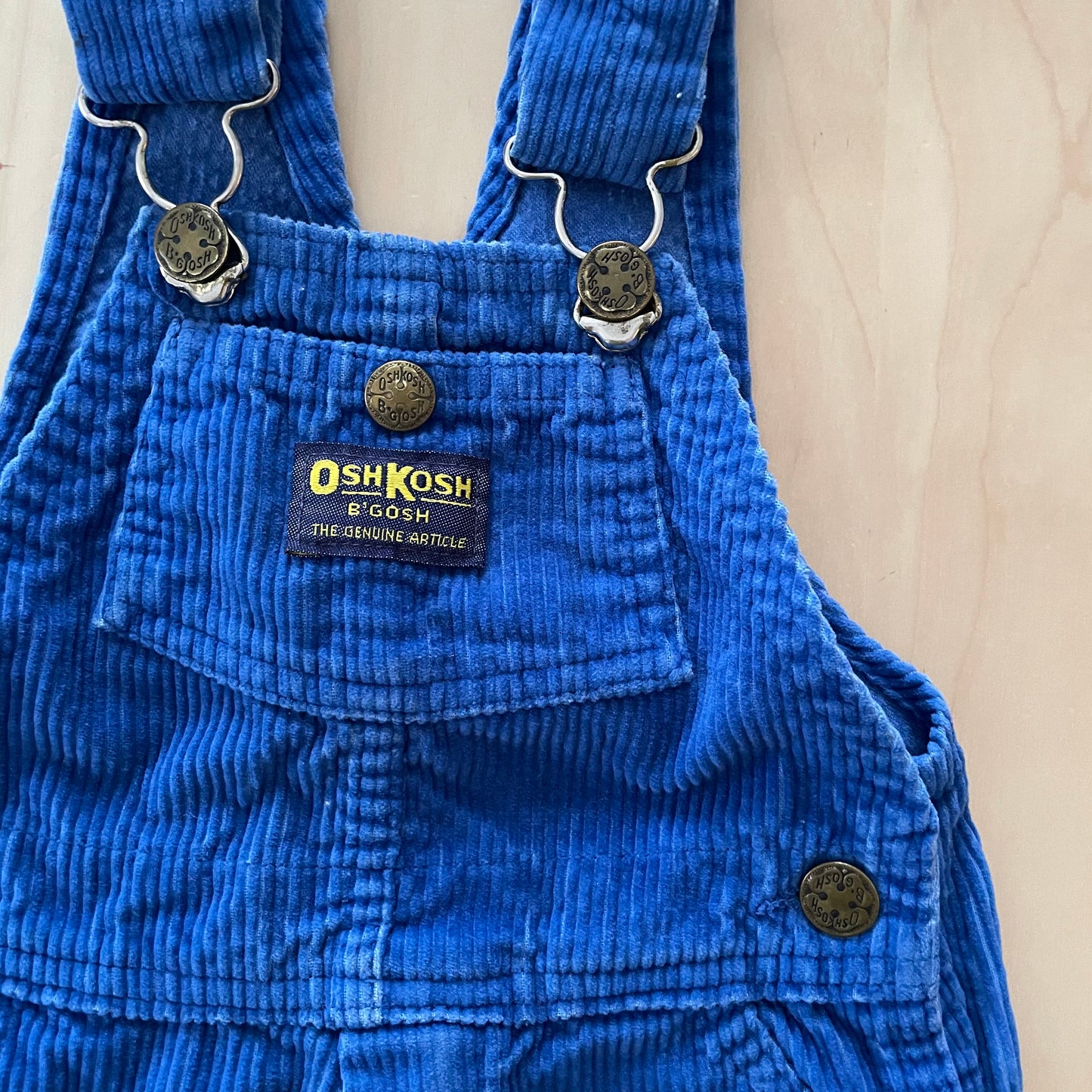 OshKosh Royal Blue Chunky Cord Overalls