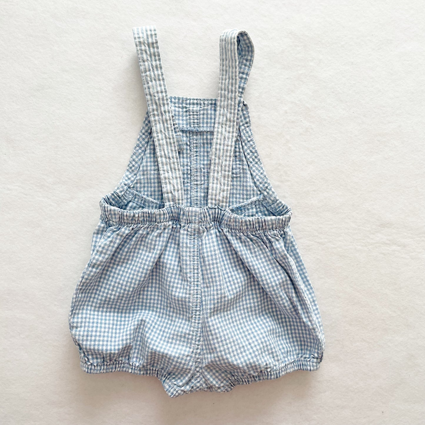 OshKosh Blue Gingham Bubble Romper
