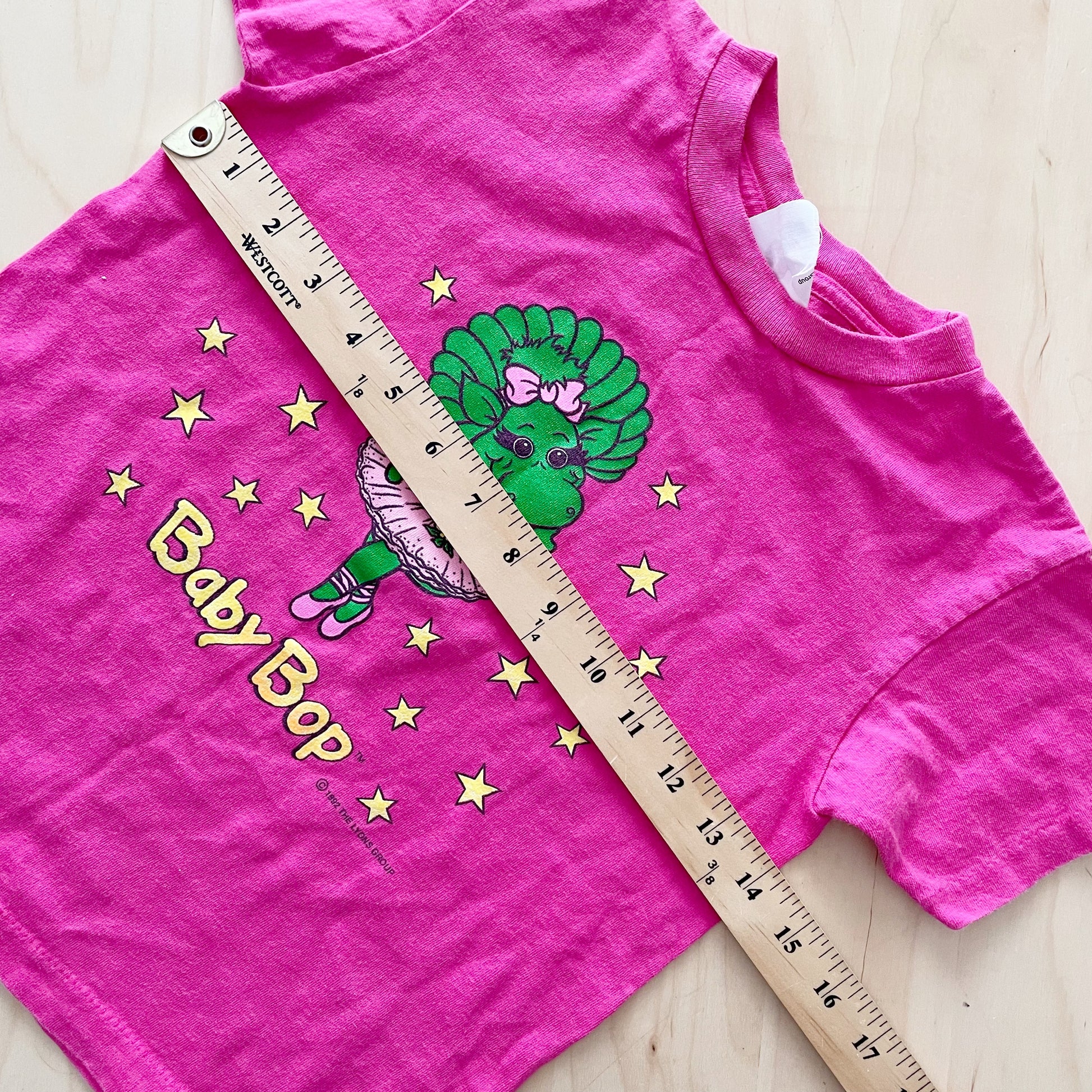 Baby Bop Graphic Tee - Yellow Clover Vintage Kids Clothes