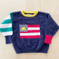 Gymboree Flag Sweater - Yellow Clover Vintage Kids Clothes