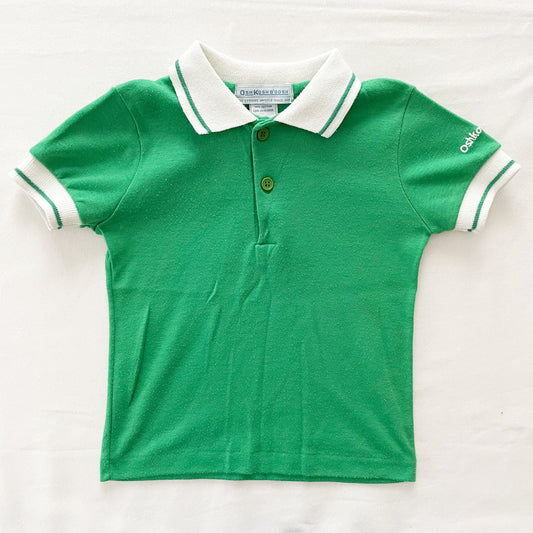OshKosh Green Polo - Yellow Clover Vintage Kids Clothes
