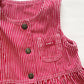 OshKosh Red Hickory Striped Dress - Yellow Clover Vintage Kids Clothes