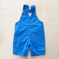 OshKosh Sky Blue Baggy Shortalls - Yellow Clover Vintage Kids Clothes