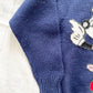 Handknit Minnie Mouse Sweater - Yellow Clover Vintage Kids Clothes
