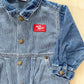 Vintage Baby B’gosh Authentic Denim Jumpsuit - Yellow Clover Vintage Kids Clothes