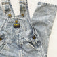 OshKosh Acid Wash Hickory Stripe Overalls - Yellow Clover Vintage Kids Clothes