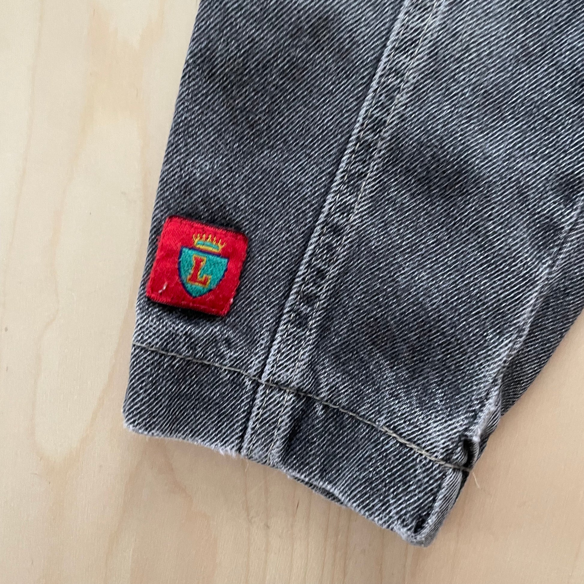 Levi’s Varsity Gray Seamed Jeans - Yellow Clover Vintage Kids Clothes