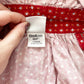 OshKosh Red Patterned Cord Skirtall - Yellow Clover Vintage Kids Clothes