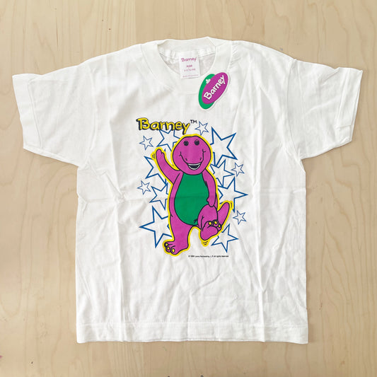 Deadstock Barney Graphic Tee - Yellow Clover Vintage Kids Clothes