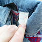 Harley Davidson Denim Zip Romper - Yellow Clover Vintage Kids Clothes