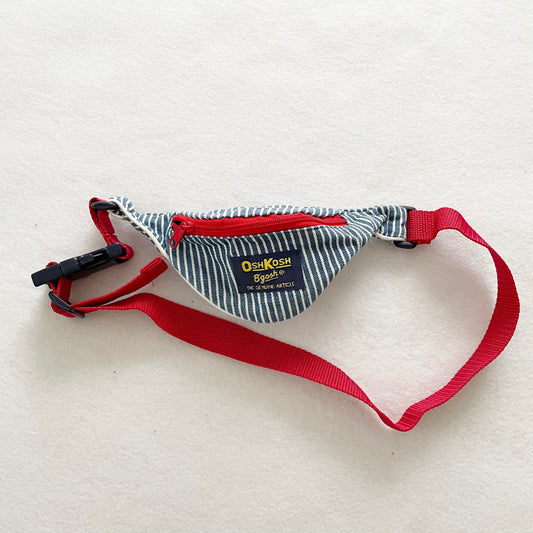OshKosh Stripe Bum Bag - Yellow Clover Vintage Kids Clothes