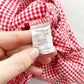 OshKosh Gingham Red Shortalls - Yellow Clover Vintage Kids Clothes