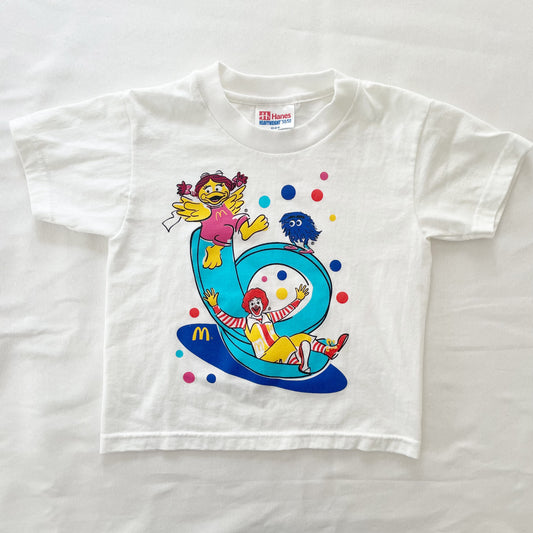 McDonald’s Characters Graphic Tee • 2/4y - Yellow Clover Vintage Kids Clothes