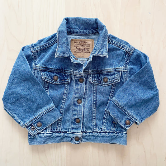 Vintage Levi’s Medium Wash White Tab Toddler Jacket