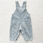 OshKosh Light Wash Denim Overalls - Yellow Clover Vintage Kids Clothes