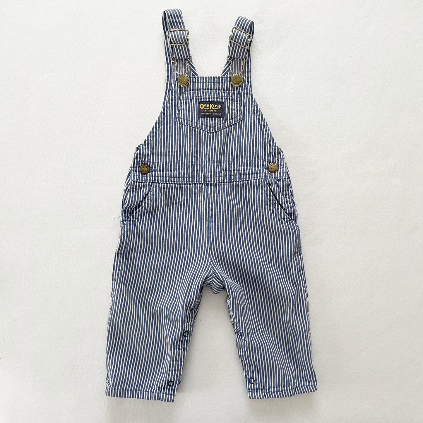 OshKosh Blue Hickory Stripe Overalls