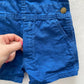 OshKosh Blue Shortalls - Yellow Clover Vintage Kids Clothes