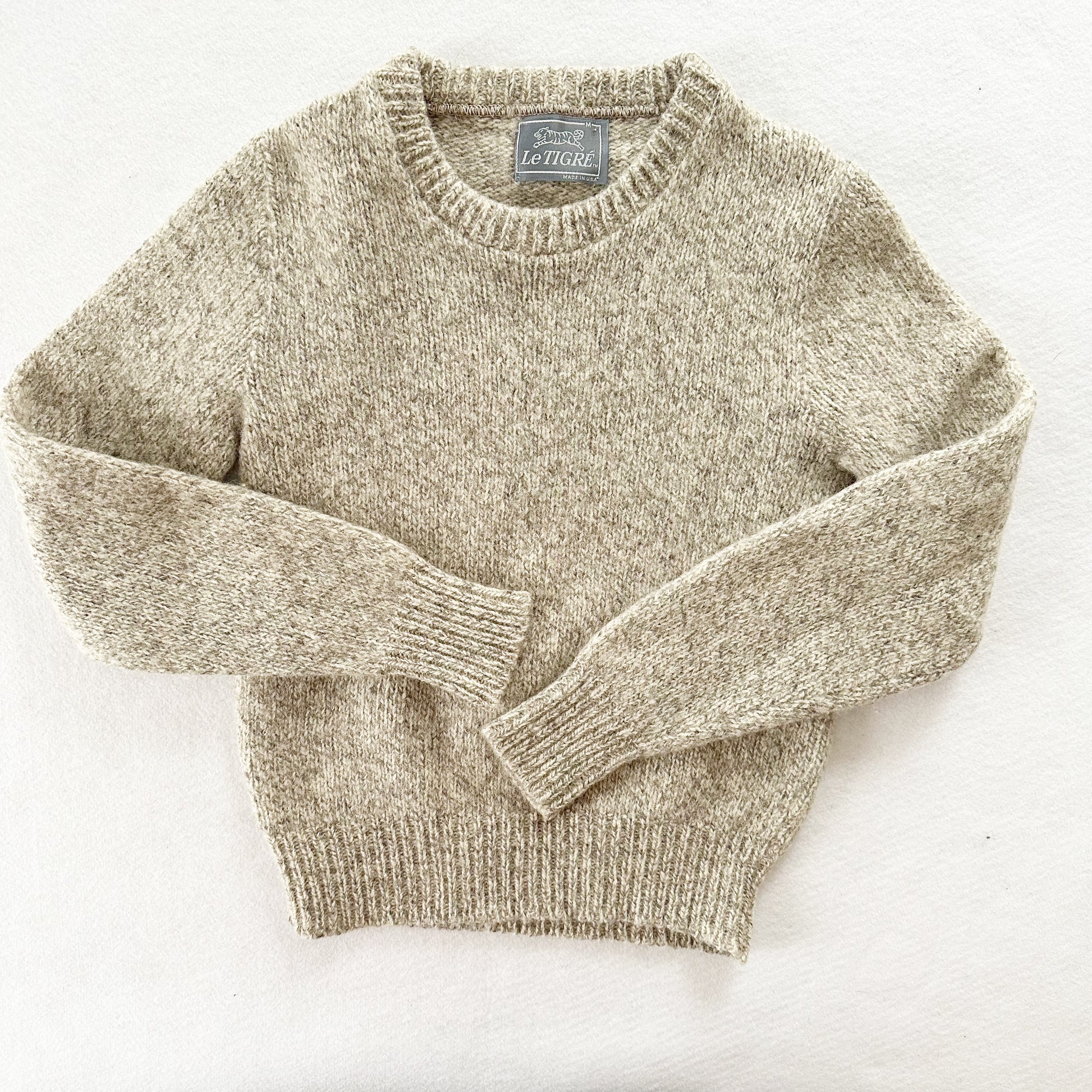 Vintage Le Tigre Oatmeal Sweater