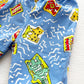 Wee Willie Crazy Print Pants - Yellow Clover Vintage Kids Clothes
