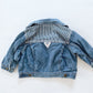 OshKosh Stripe Accent Denim Jacket - Yellow Clover Vintage Kids Clothes