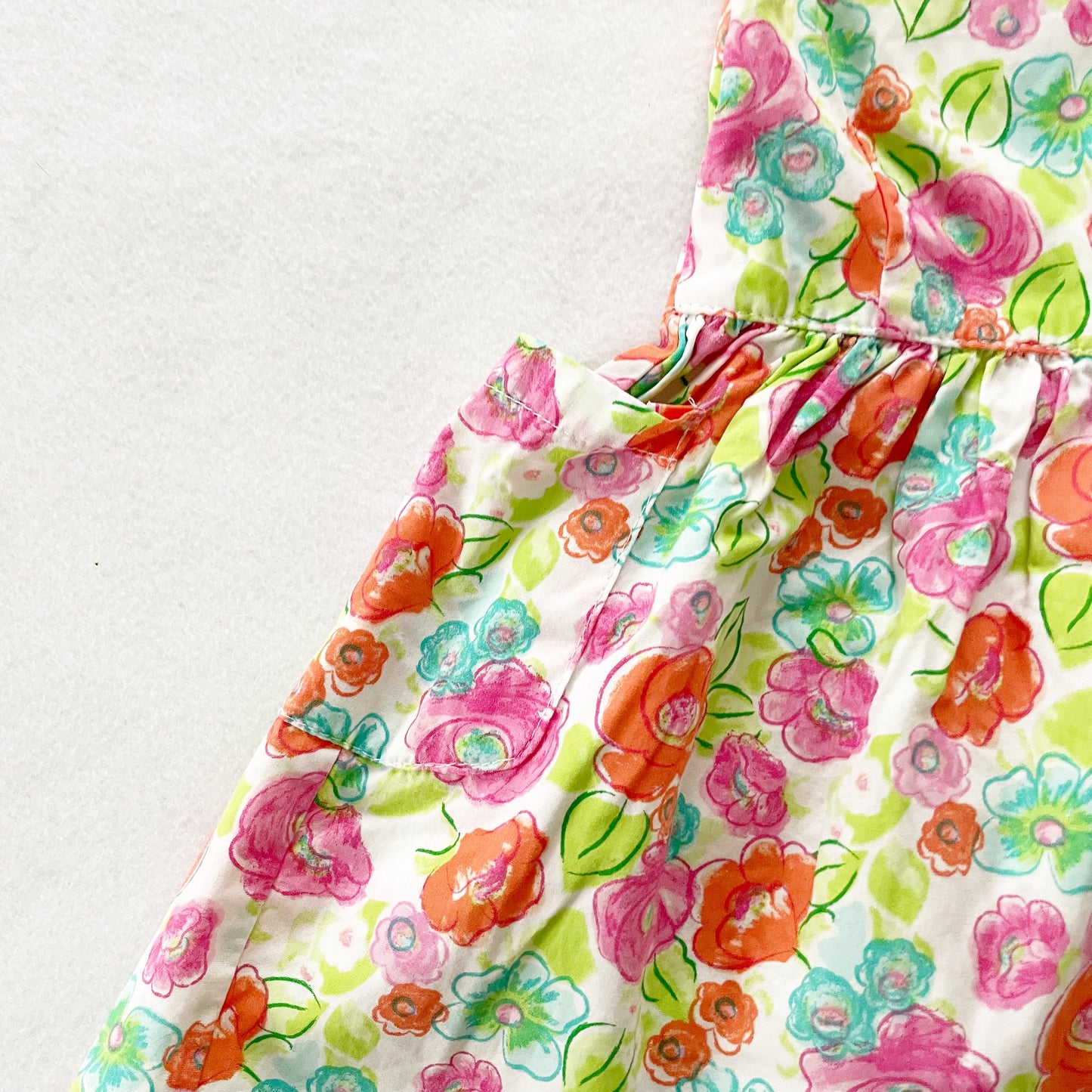 OshKosh Floral Tie Back Top