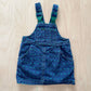 Lee Tree Embroidered Denim Buckle Skirtall - Yellow Clover Vintage Kids Clothes