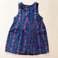 New Old Stock OshKosh Black Floral Ribbon Cord Dress - Yellow Clover Vintage Kids Clothes
