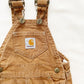 Carhartt Tan Overalls • 12m - Yellow Clover Vintage Kids Clothes