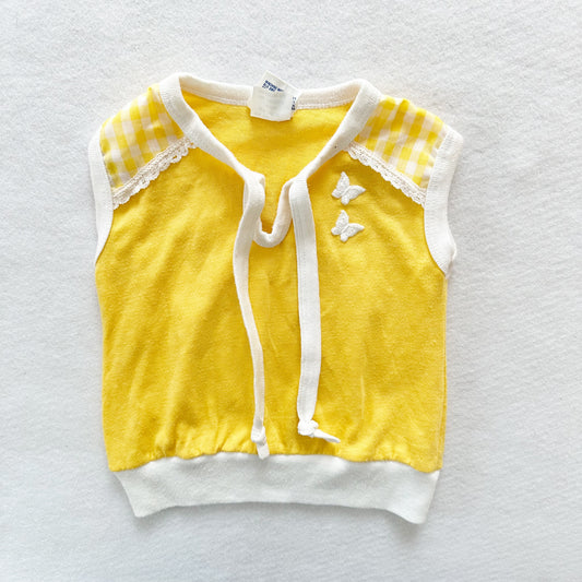Toddly Winks Butterfly Gingham Tank