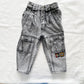 Lee Acid Wash Pleat Waist Patch Jeans • 2T - Yellow Clover Vintage Kids Clothes