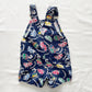 OshKosh Nautical Boat Print Shortalls - Yellow Clover Vintage Kids Clothes